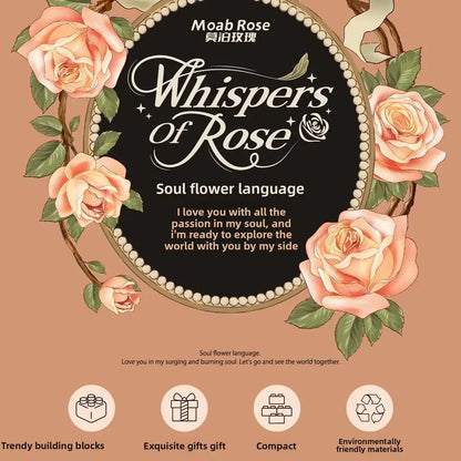 Wooden Flower Arrangement Bouquet Model Auto-Blooming Petals Dynamic Magic Sprayer & Aromatherapy Breathing Lights